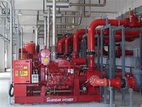 柴油機消防泵泵房